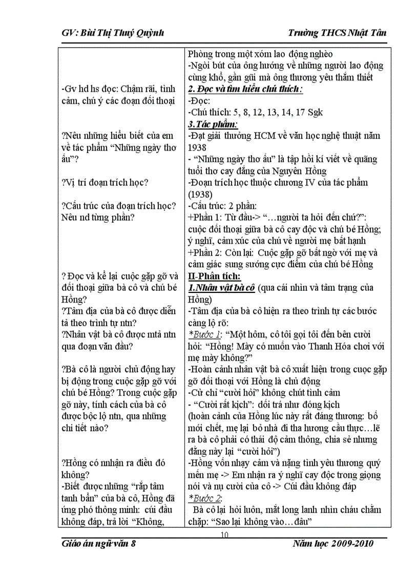 image for page Giáo án ngữ văn 8 cực chuẩn