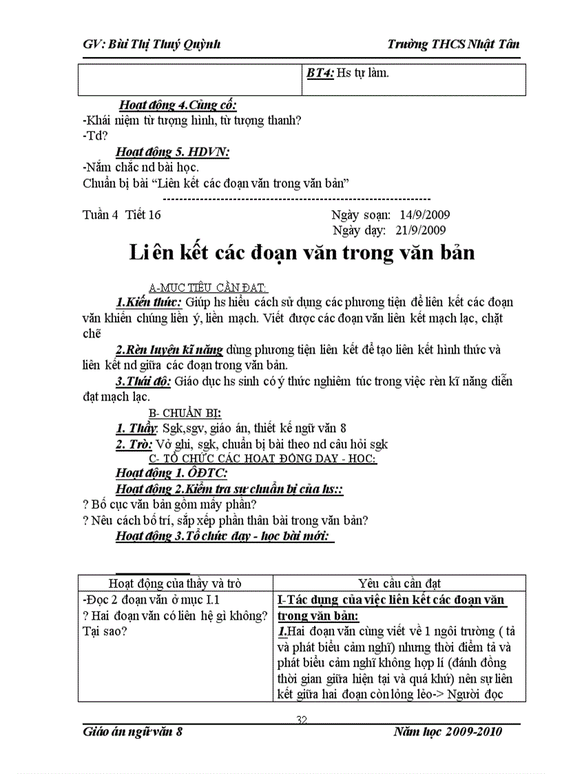 image for page Giáo án ngữ văn 8 cực chuẩn