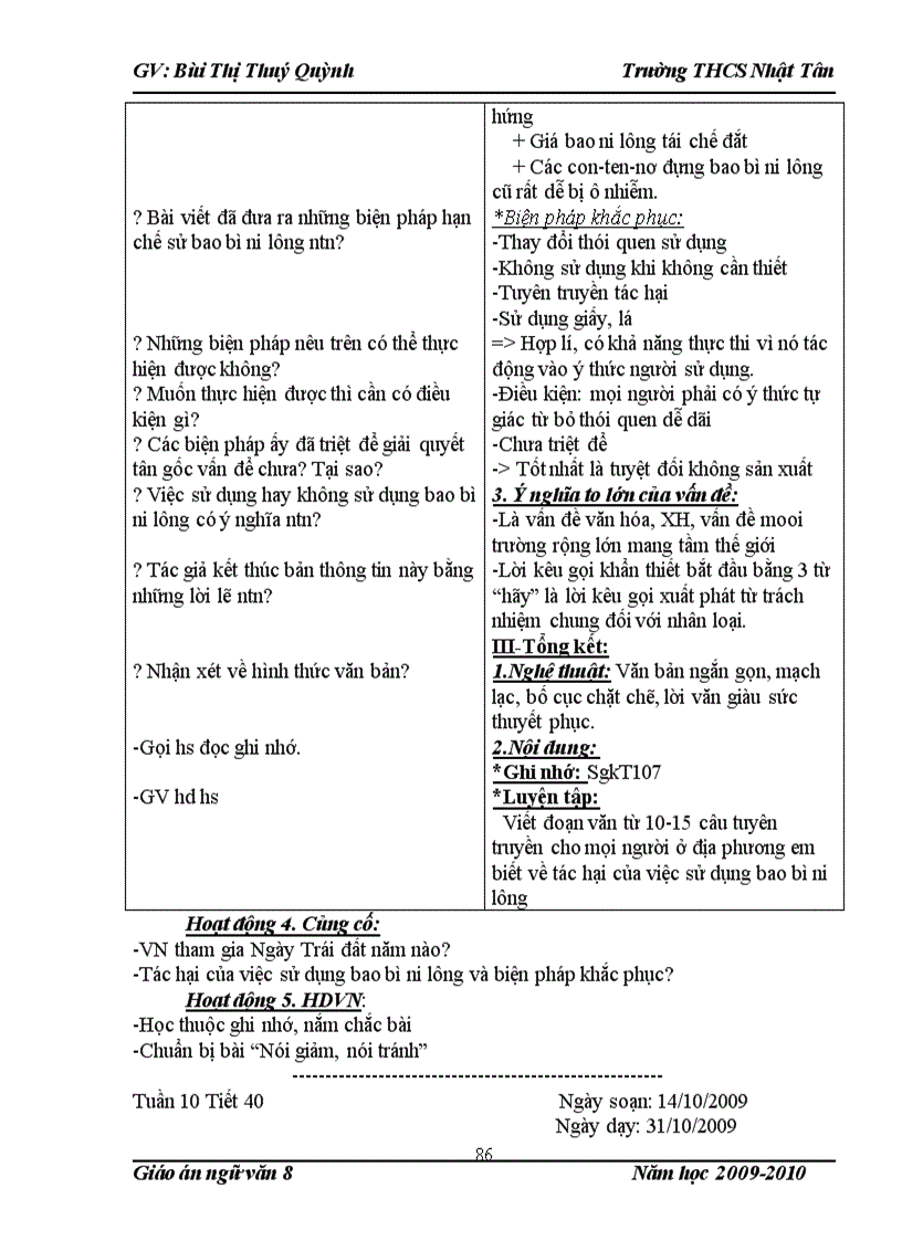 image for page Giáo án ngữ văn 8 cực chuẩn