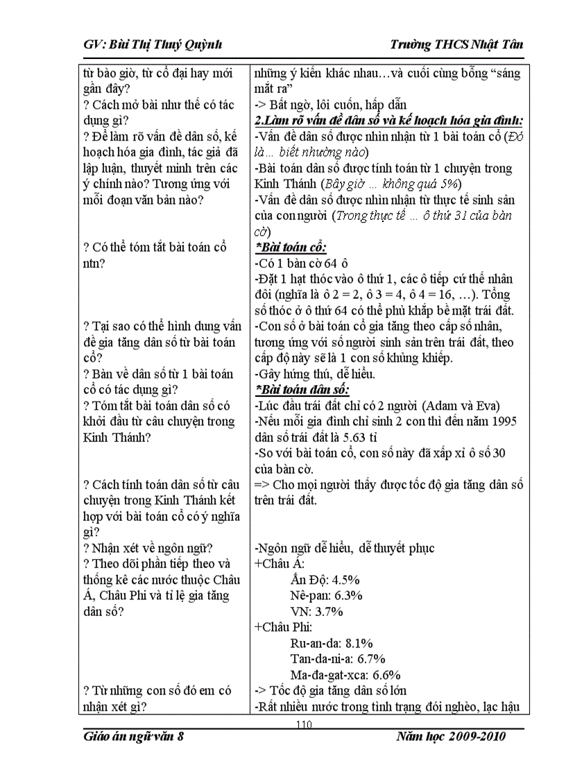 image for page Giáo án ngữ văn 8 cực chuẩn