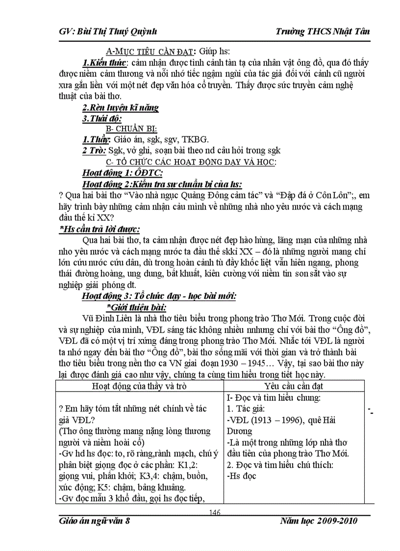 image for page Giáo án ngữ văn 8 cực chuẩn