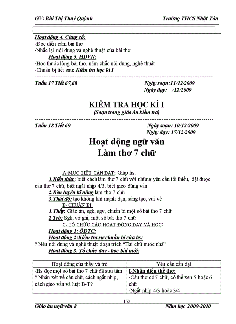 image for page Giáo án ngữ văn 8 cực chuẩn