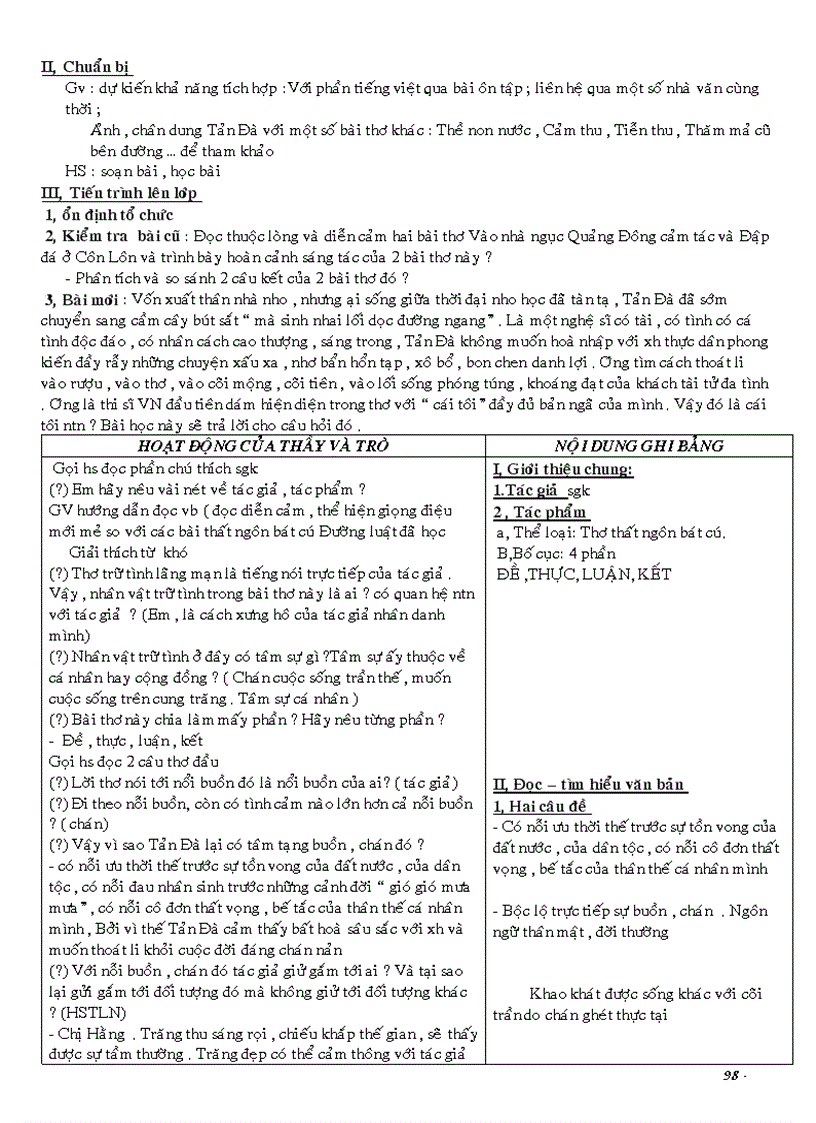 image for page Giáo án ngữ văn 8 hay đẹp