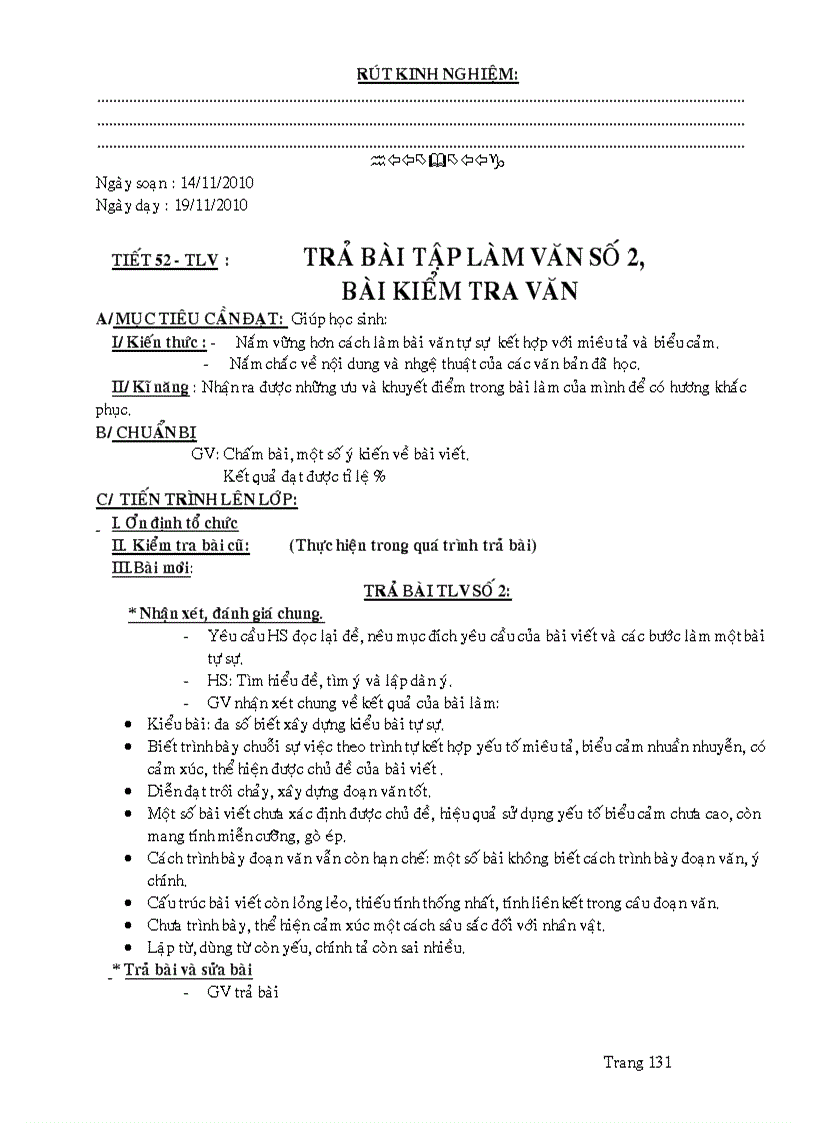 image for page Giáo án ngữ văn 8 hay và đầy đủ