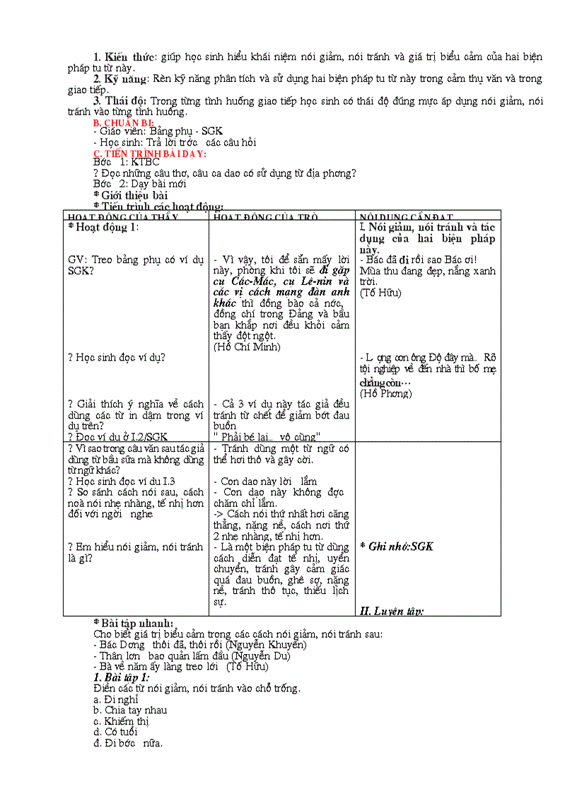 image for page Giáo án ngữ văn 8 HK I