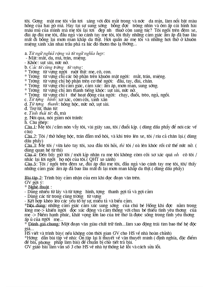 image for page Giáo án ngữ văn 8 HK I