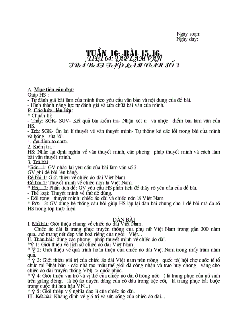 image for page Giáo án ngữ văn 8 HK I