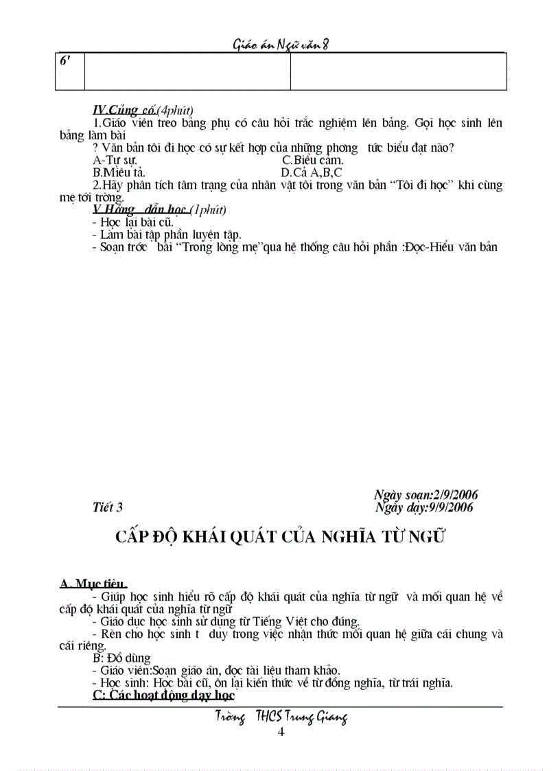 image for page GIÁO ÁN NGỮ VĂN 8 HKI 2 cột