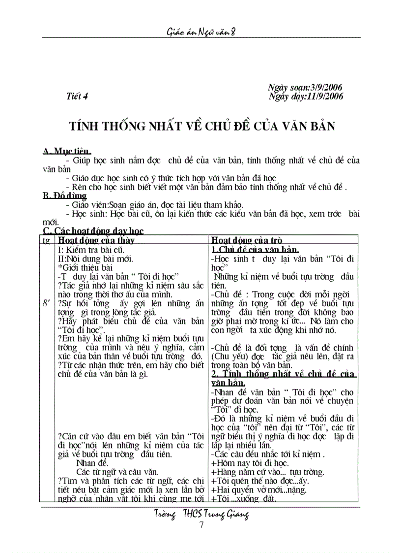 image for page GIÁO ÁN NGỮ VĂN 8 HKI 2 cột