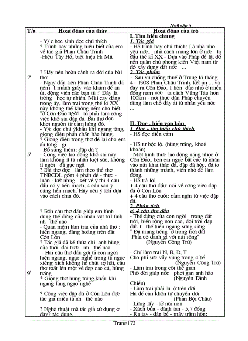 image for page Giáo án Ngữ Văn 8 Kì II