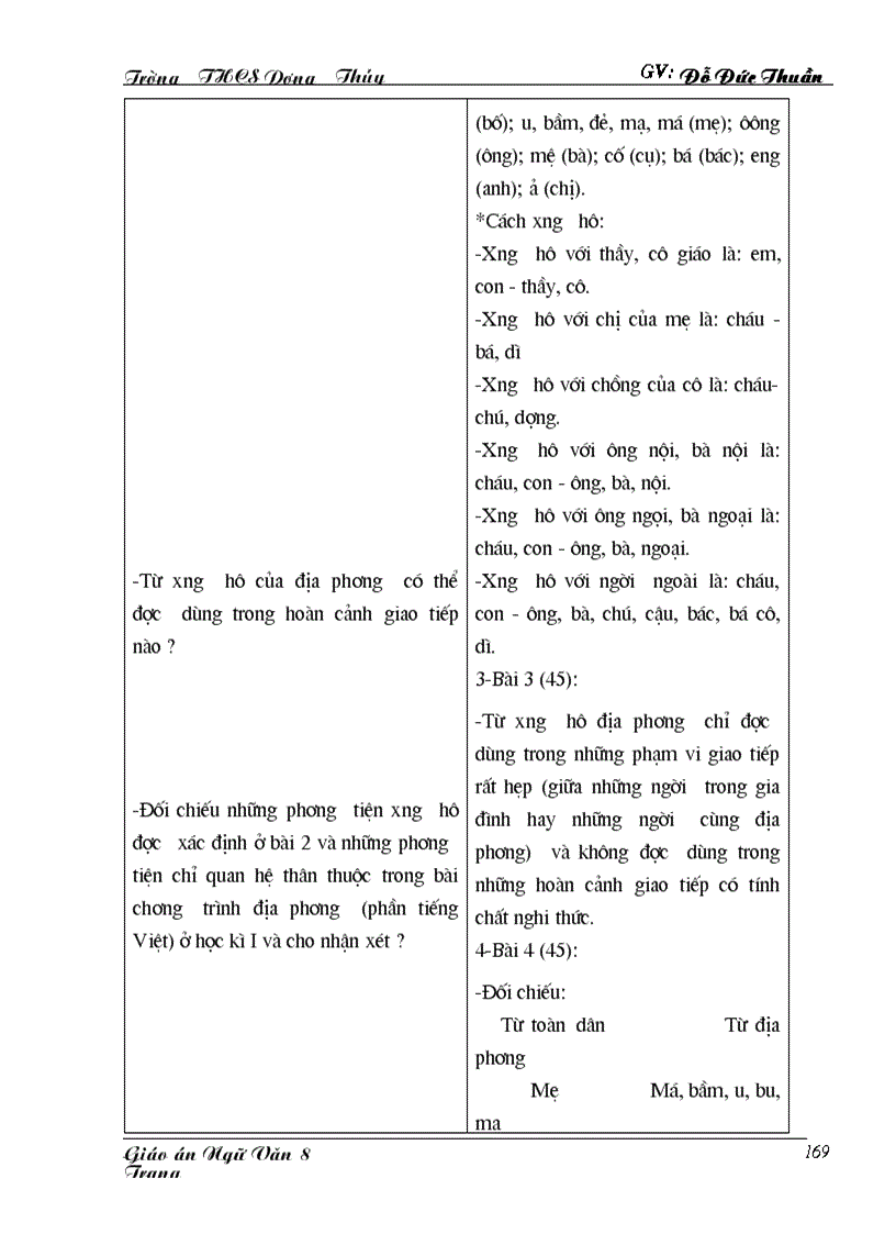 image for page Giáo án ngữ văn 8 kì ii 1