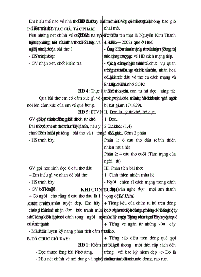 image for page Giáo án Ngữ Văn 8 Mới