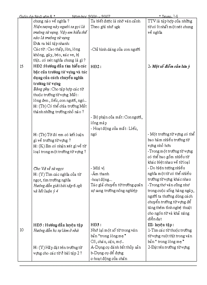 image for page Giáo án ngữ văn 8 phần 1