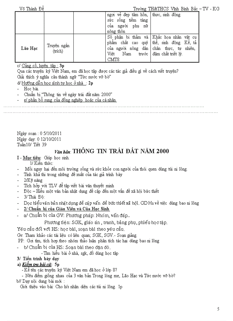 image for page Giáo an ngữ văn 8 t 10