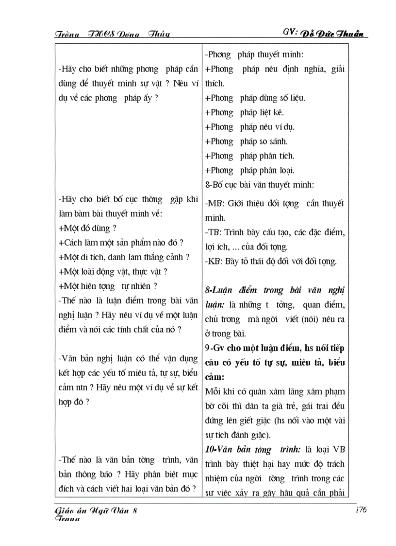 image for page Giáo án ngữ văn 8 tập ii