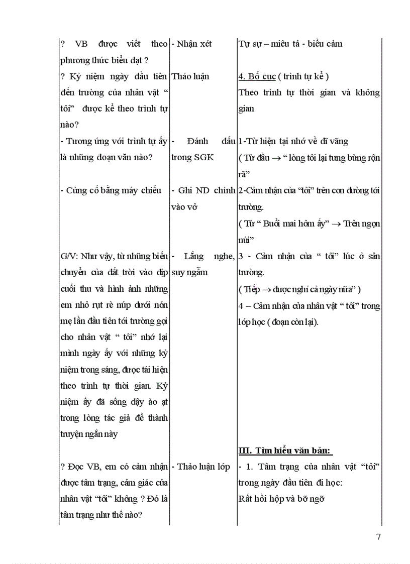 image for page Giáo án Ngữ văn 8 theo chuẩn mới