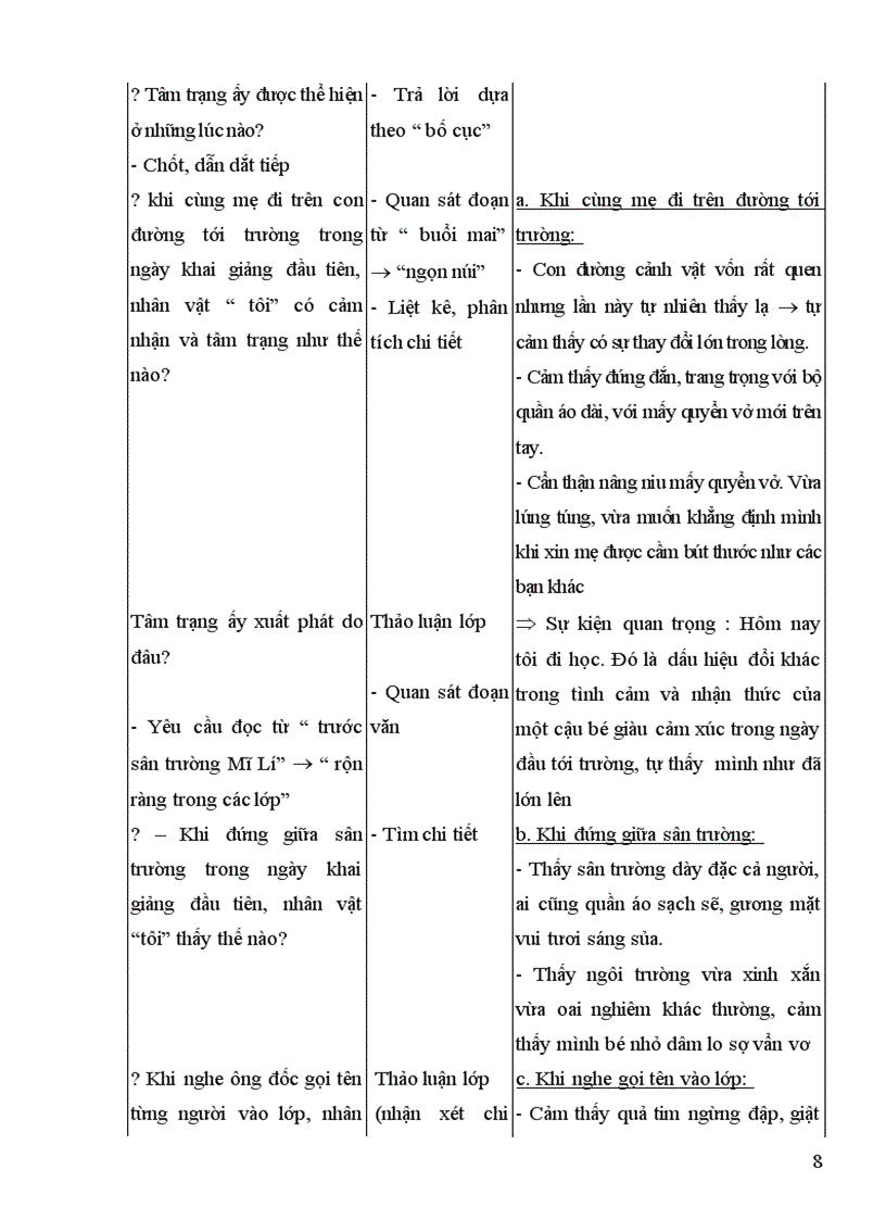 image for page Giáo án Ngữ văn 8 theo chuẩn mới