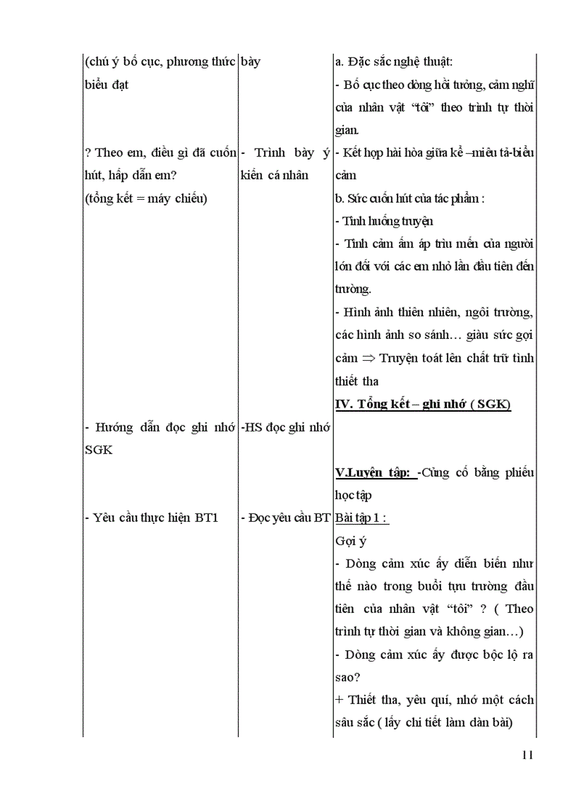 image for page Giáo án Ngữ văn 8 theo chuẩn mới