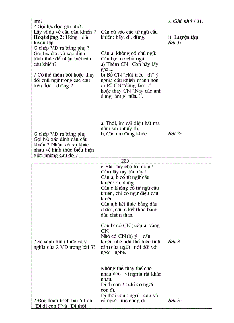 image for page Giáo án Ngữ văn 8 trọn bộ 3 cột