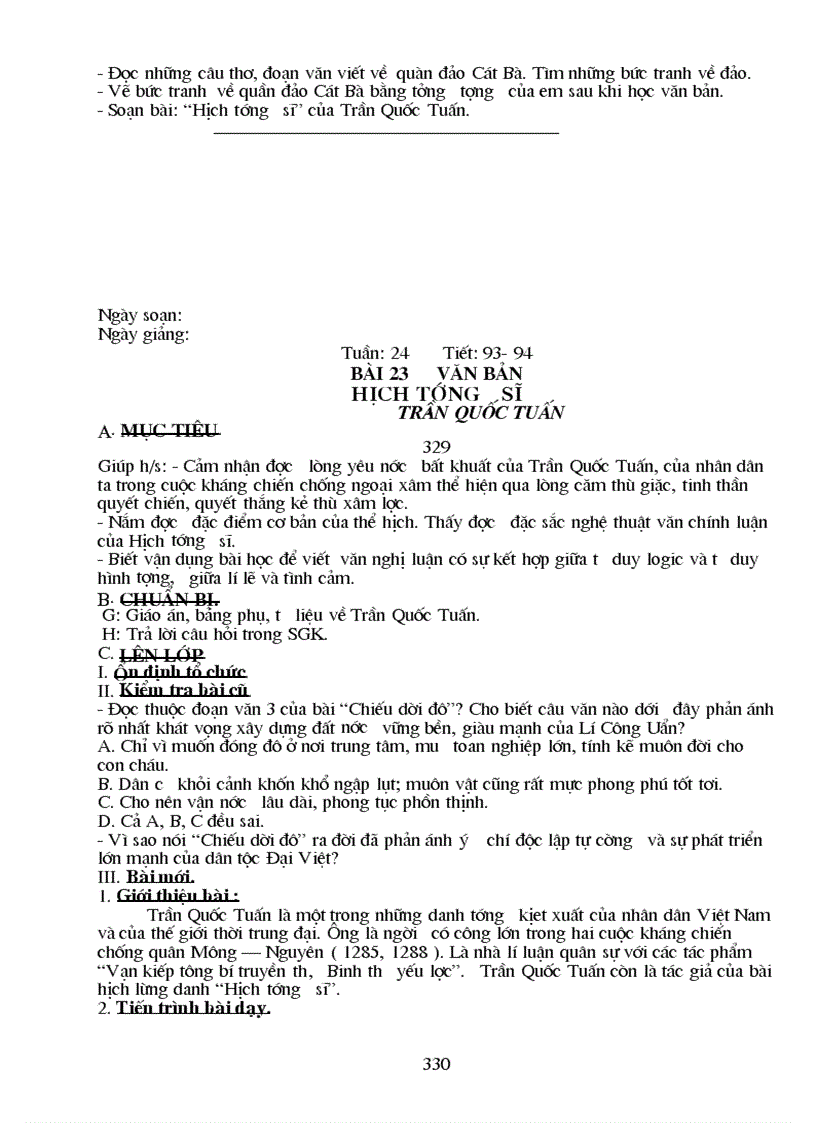 image for page Giáo án Ngữ văn 8 trọn bộ 3 cột