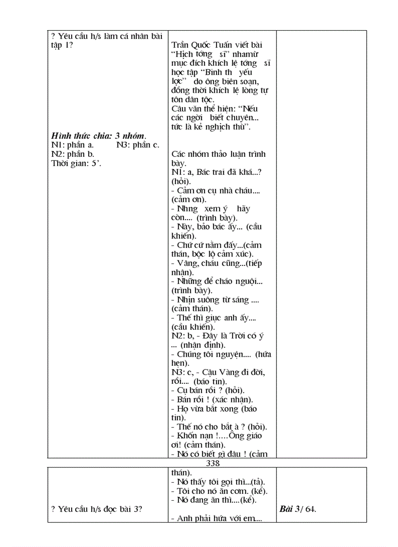 image for page Giáo án Ngữ văn 8 trọn bộ 3 cột