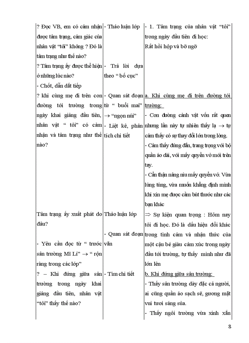 image for page Giáo án Ngữ văn 8 trọn bộ chuẩn KTKN