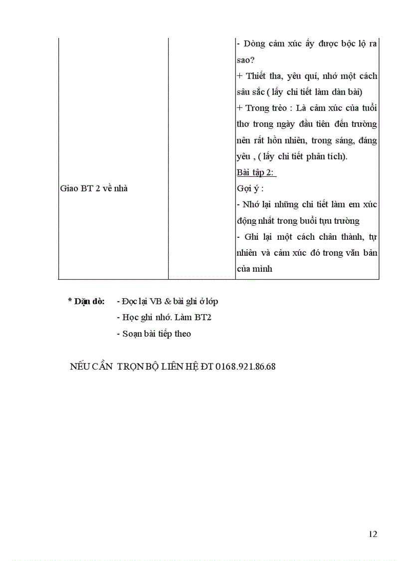 image for page Giáo án Ngữ văn 8 trọn bộ chuẩn KTKN