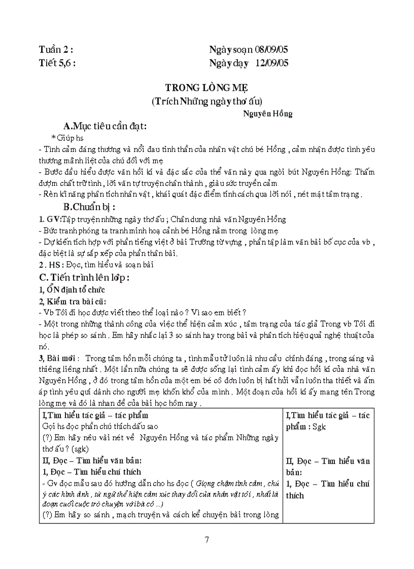 image for page Giáo án ngữ văn 8 trọn bộ cực chuẩn