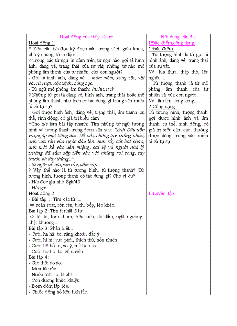 image for page Giáo án Ngữ văn 8 từ tiết 5 đến tiết 16