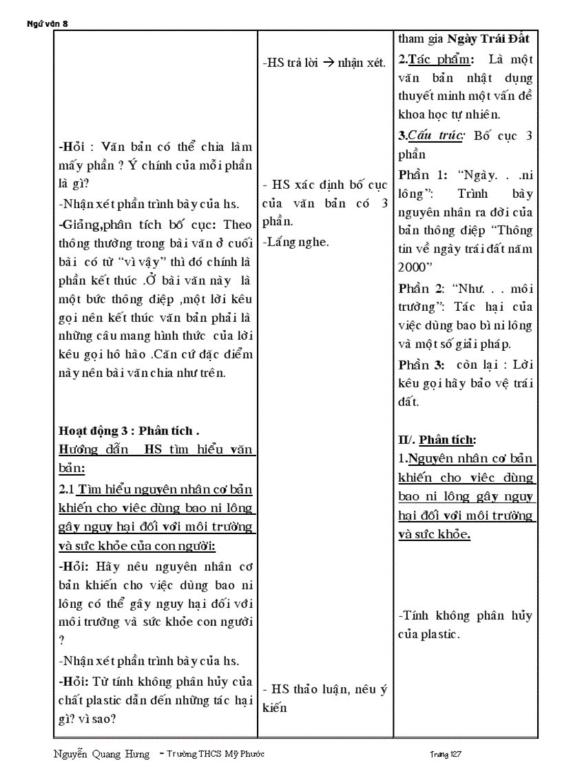 image for page Giáo án ngữ văn 8 tuần 1 10