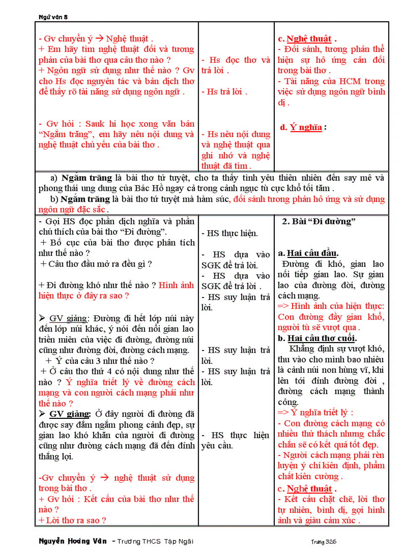 image for page Giáo án ngữ văn 8 tuần 11 24