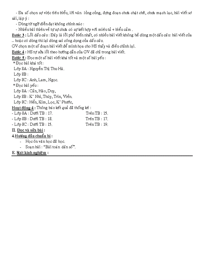 image for page Giáo án ngữ văn 8 tuần 12 cktkn