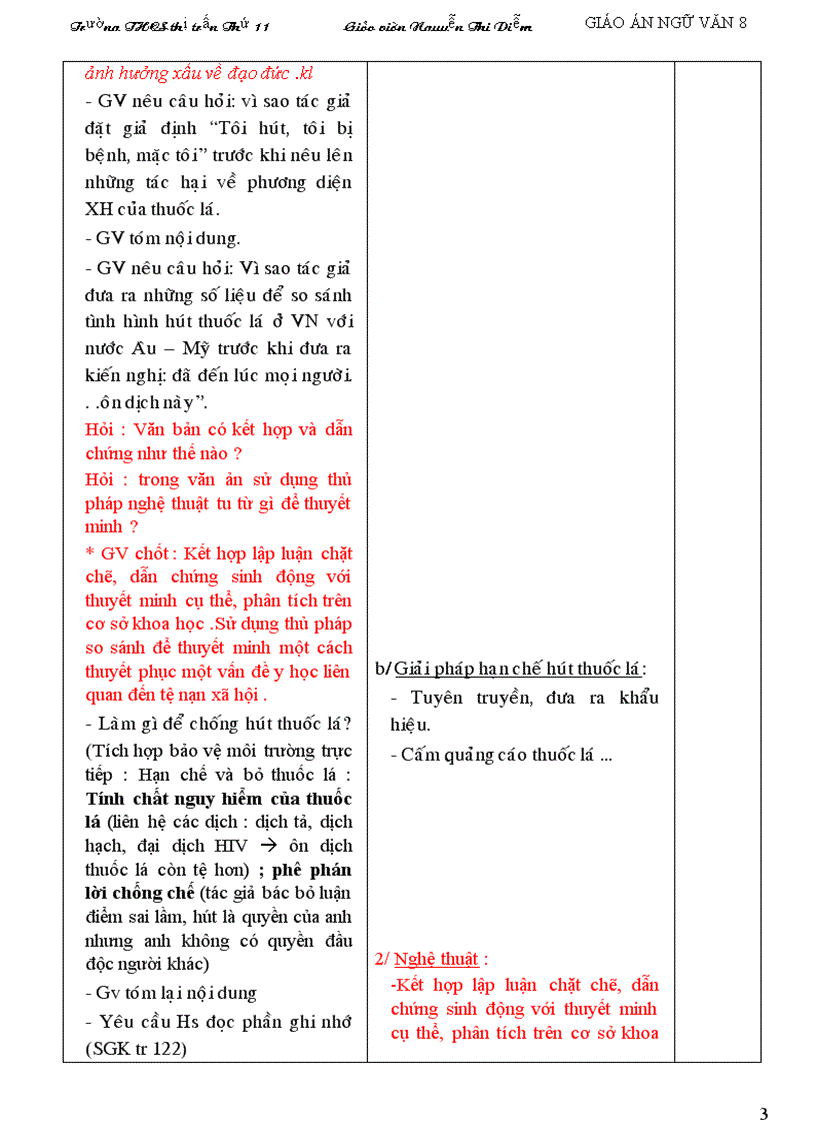 image for page Giáo án Ngữ văn 8 tuần 12 19