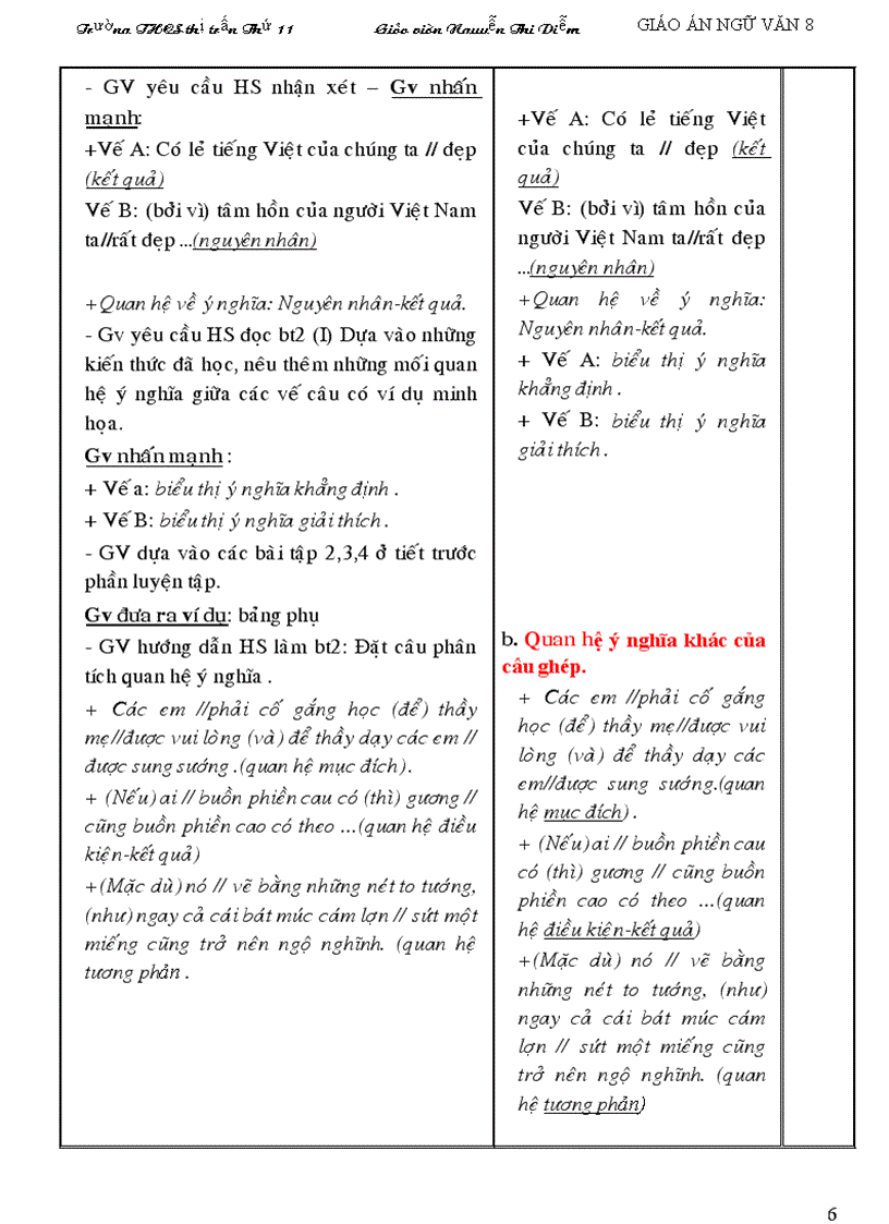 image for page Giáo án Ngữ văn 8 tuần 12 19