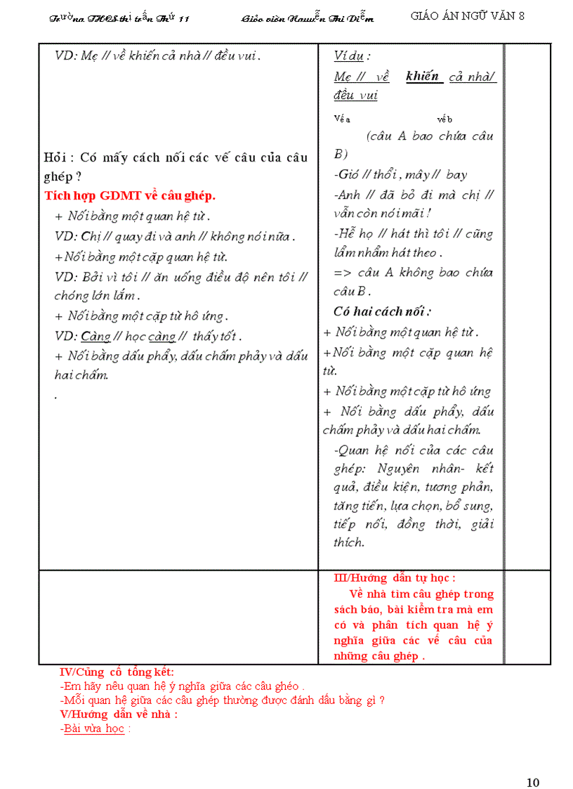 image for page Giáo án Ngữ văn 8 tuần 12 19