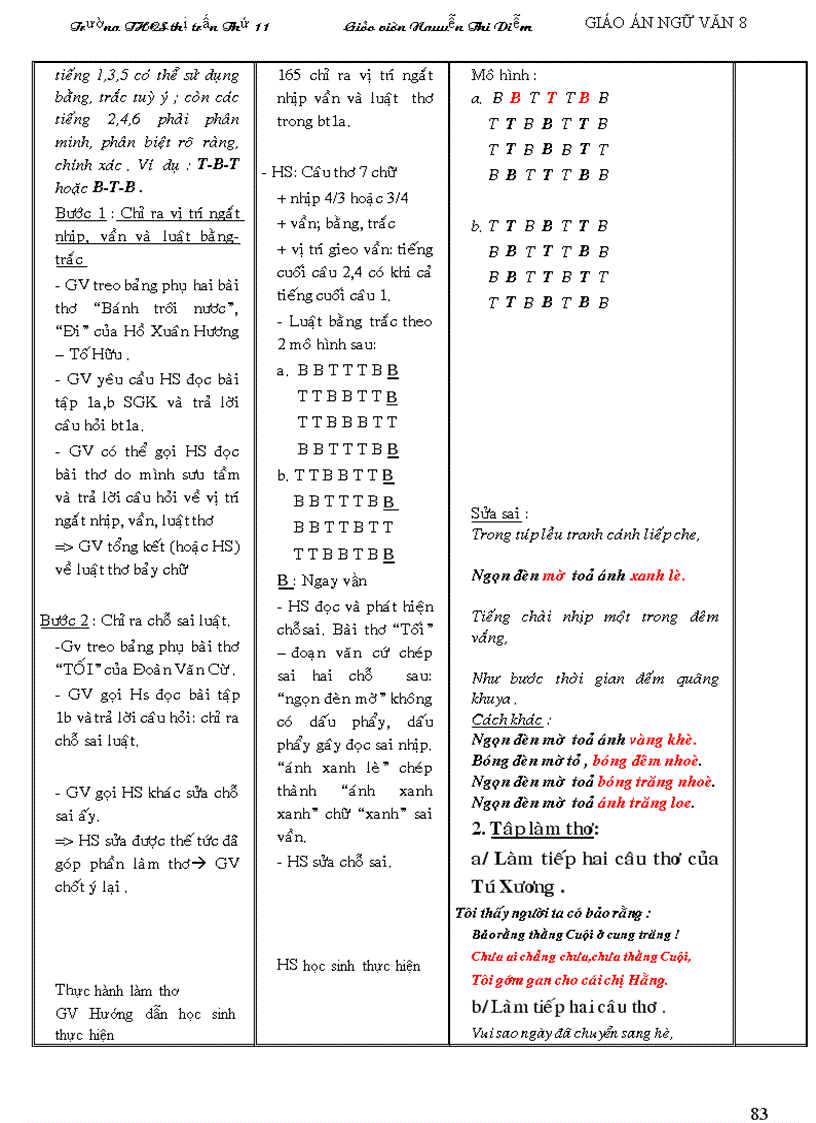 image for page Giáo án Ngữ văn 8 tuần 12 19
