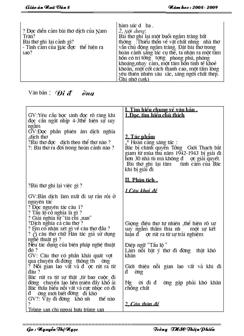 image for page Giao an ngu van 8 tuan 22 mau moi nhat