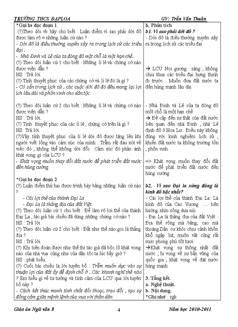 image for page Giáo án ngữ văn 8 tuần 24 25 cktkn