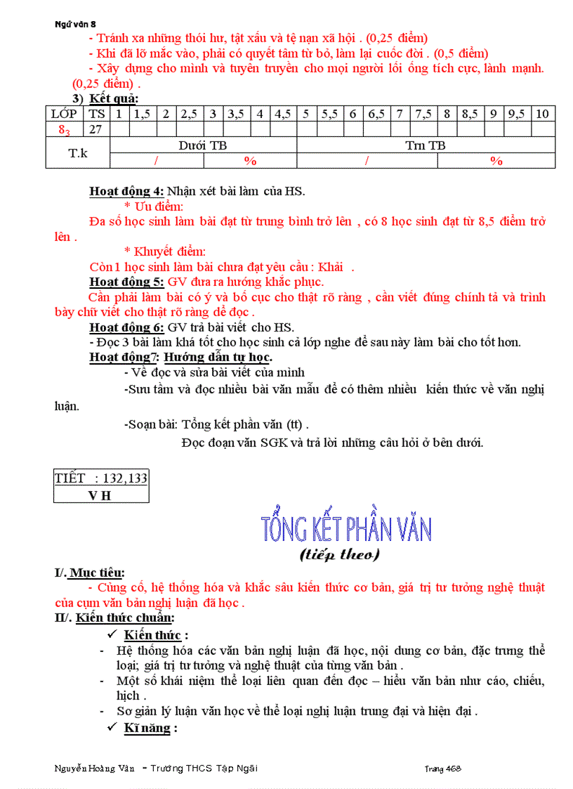image for page Giáo án ngữ văn 8 tuần 25 37