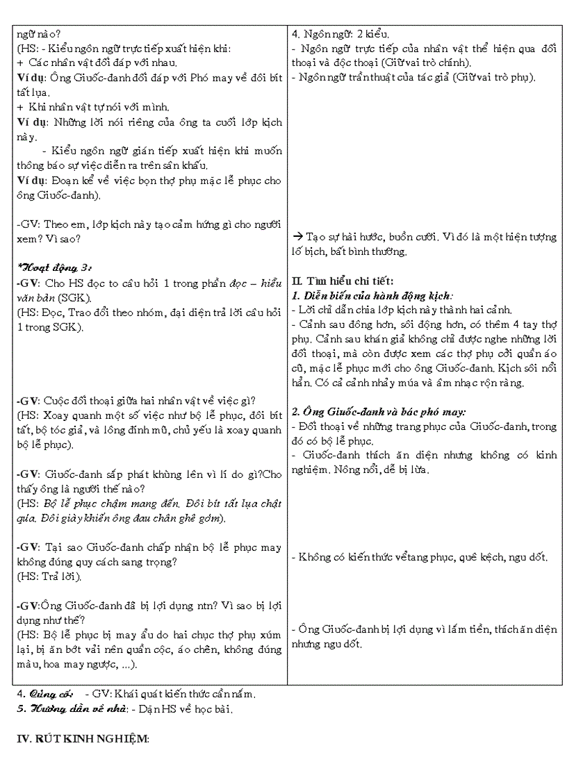 image for page Giáo án Ngữ văn 8 tuần 30