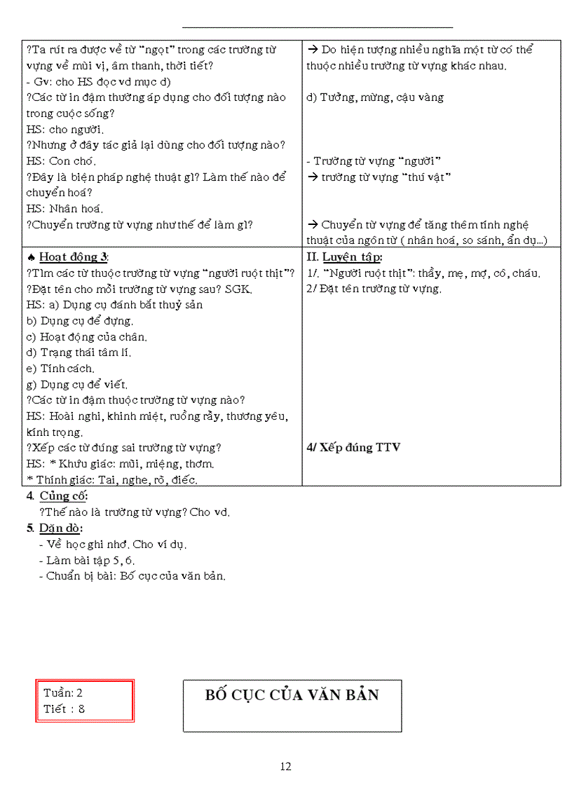 image for page Giáo án ngữ văn 8 HK1 1