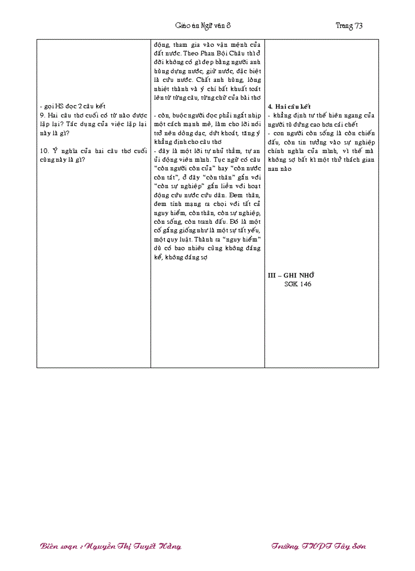 image for page Giáo án ngữ văn 8 HKI 1