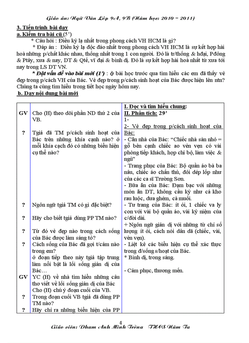 image for page Giáo án ngữ văn 9 học kì I