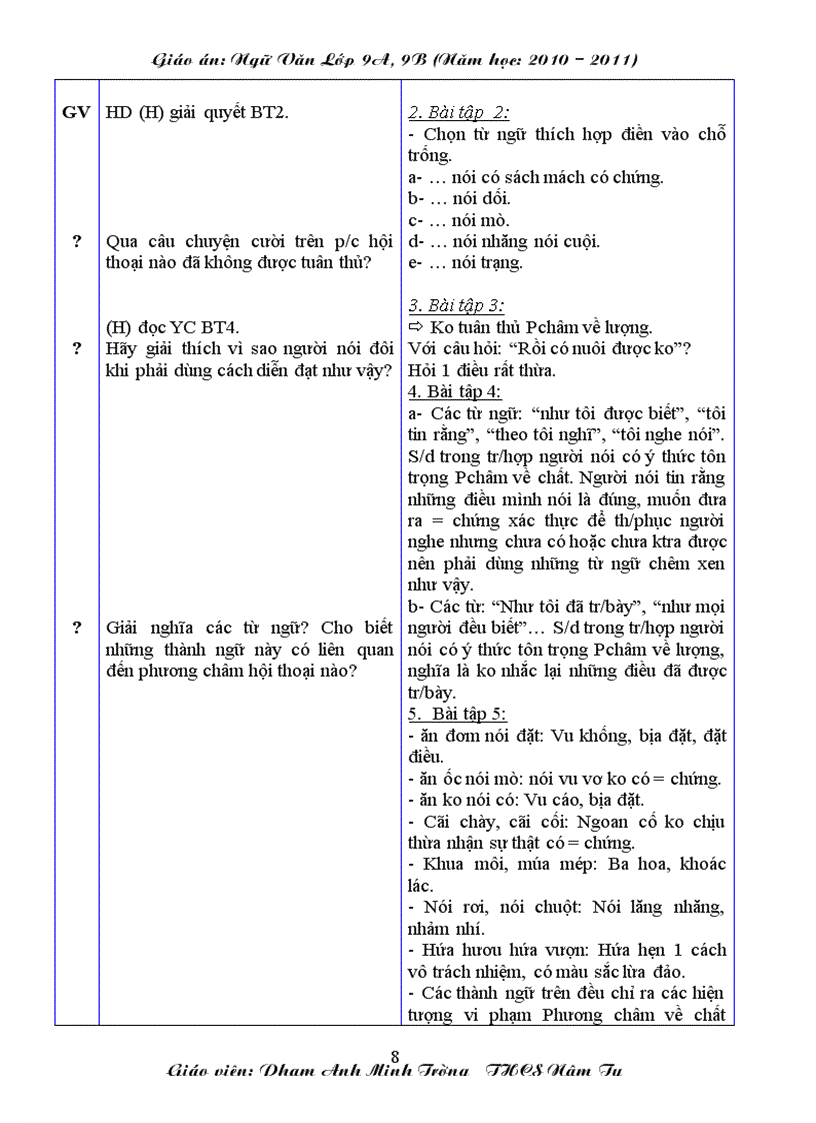 image for page Giáo án ngữ văn 9 học kì I