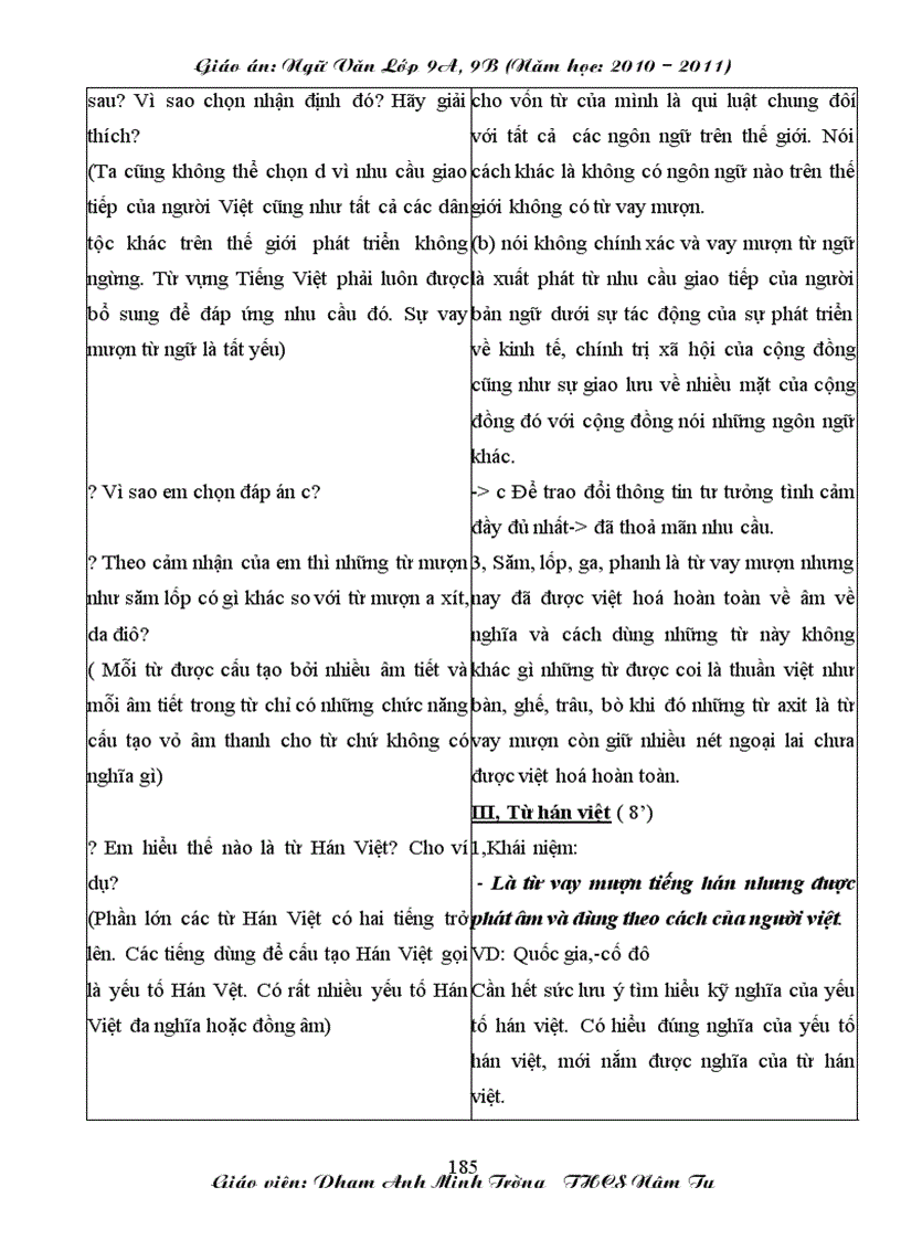 image for page Giáo án ngữ văn 9 học kì I