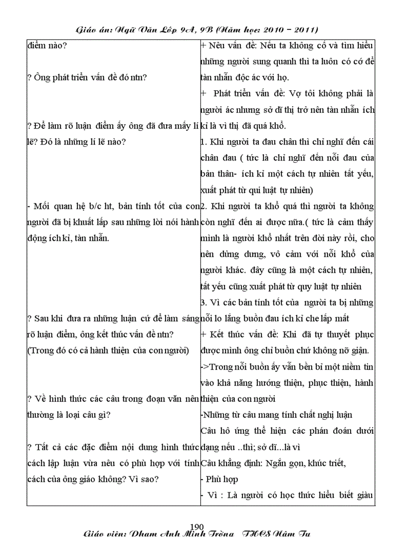 image for page Giáo án ngữ văn 9 học kì I
