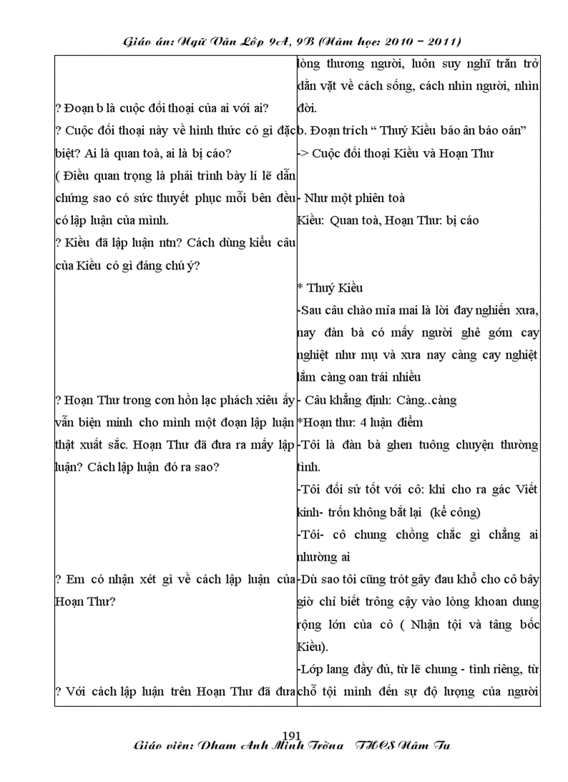 image for page Giáo án ngữ văn 9 học kì I