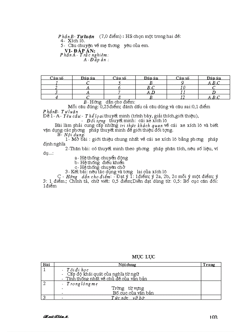 image for page Giáo án ngữ văn lớp 8 kỳ 1