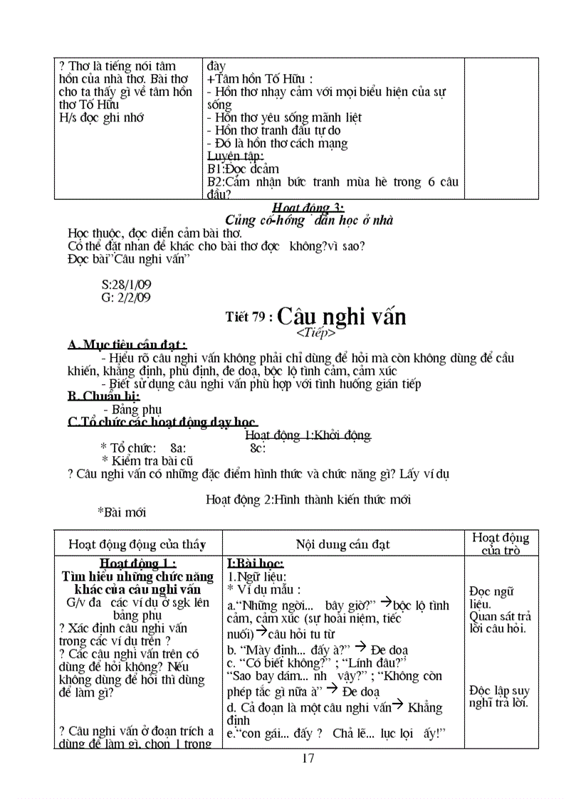 image for page Giáo án ngữ văn lớp 8 kỳ 2 1