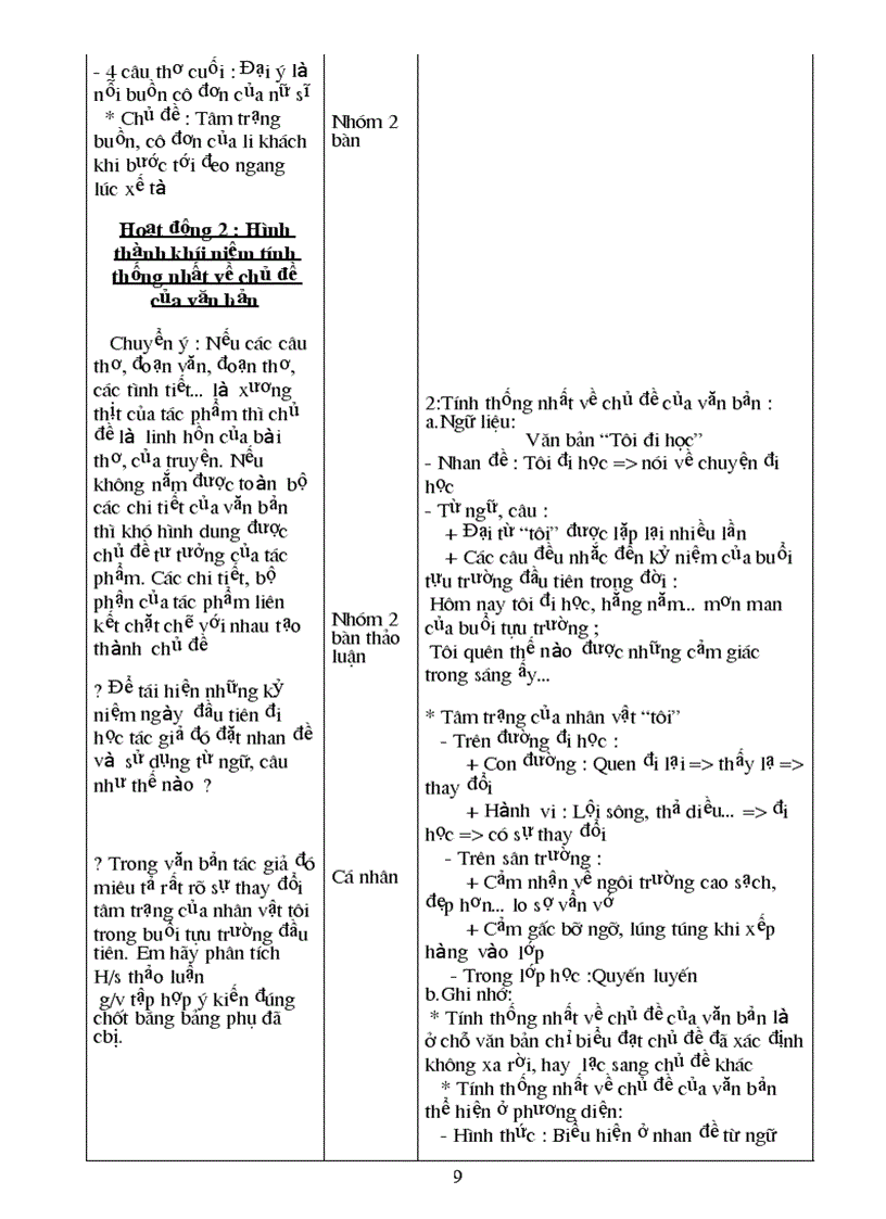 image for page Giáo án ngữ văn lớp 8 t1